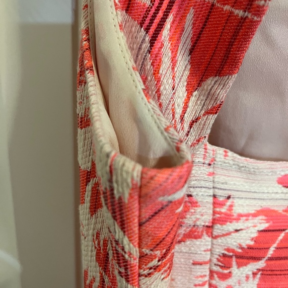 J Crew Jacquard palm print dress with amazing back - Picture 7 of 9